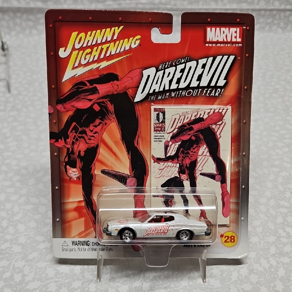 2003 Johnny Lightning 1974 Ford Torino Daredevil Die-cast Car Marvel Comics